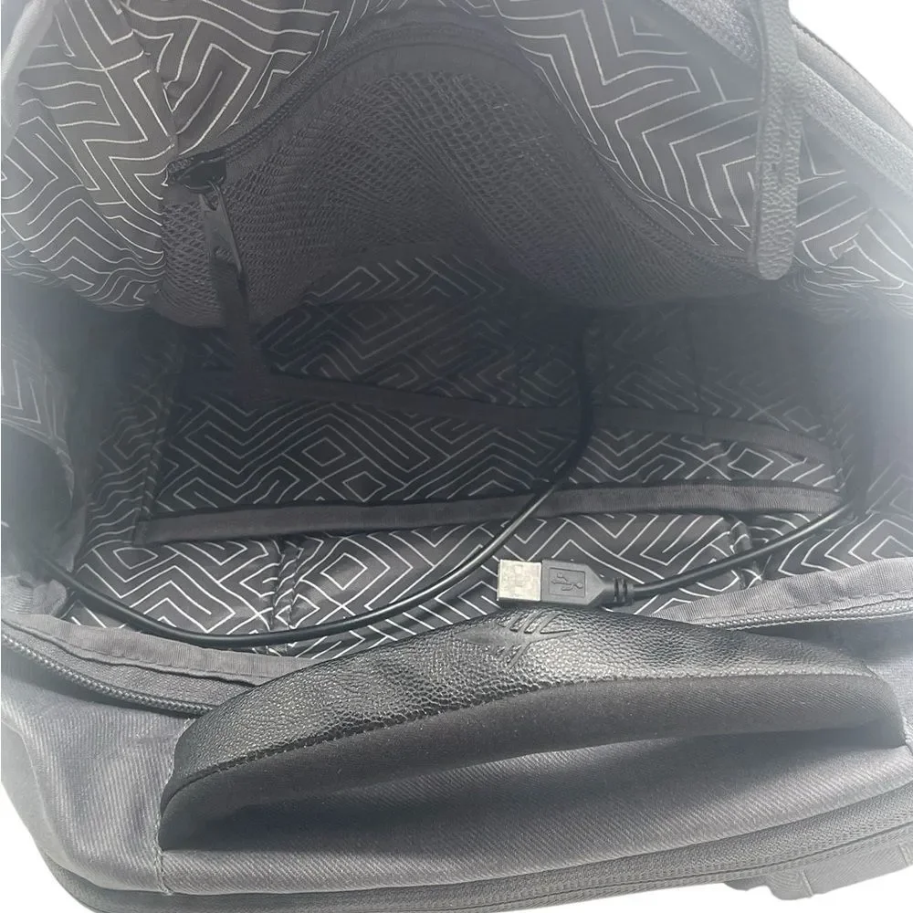 High Sierra Backpack Business Proslim USB Laptop Bag Mercury Gray Black